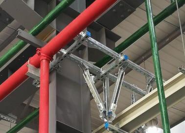 高淳该抗震支架的整体式支吊架结构协调性好